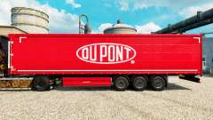 Pele Du Pont vermelho para reboques para Euro Truck Simulator 2