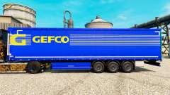 Gefco pele para reboques para Euro Truck Simulator 2