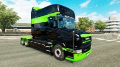 Pele Negra-verde-para caminhão Scania T para Euro Truck Simulator 2