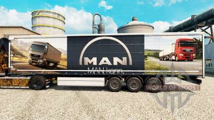 A pele do HOMEM para reboques para Euro Truck Simulator 2