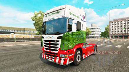 Pele ETS2Studio no trator Scania para Euro Truck Simulator 2