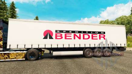 Pele Spedition Bender na semi para Euro Truck Simulator 2