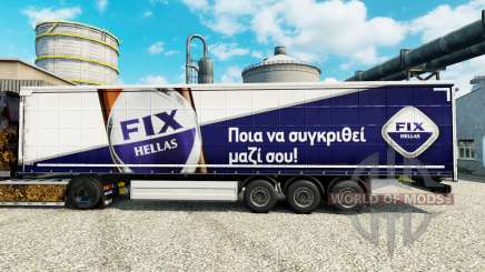 Pele Correcção Hellas no semi para Euro Truck Simulator 2