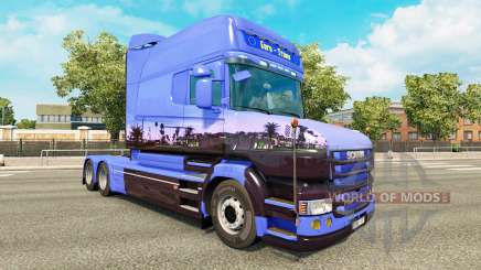 Euro Trans pele para a Scania T caminhão para Euro Truck Simulator 2