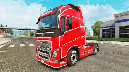 De pele simples para a Volvo caminhões para Euro Truck Simulator 2