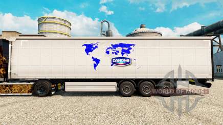 Pele Danone para reboques para Euro Truck Simulator 2