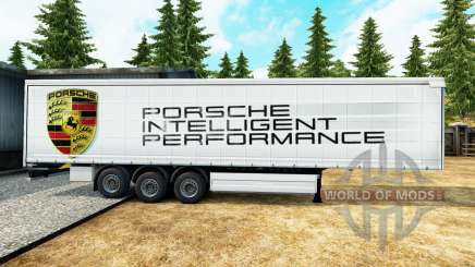 Pele Porsche para reboques para Euro Truck Simulator 2