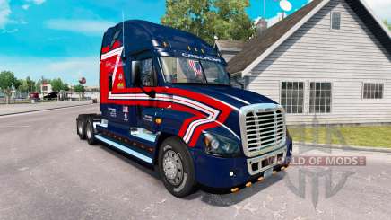 Скин Transportadores de Cargas на Freightliner Cascadia para American Truck Simulator