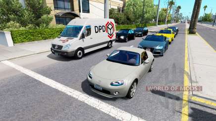 Avançada de tráfego v1.4 para American Truck Simulator