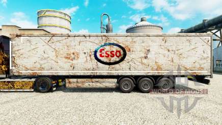 Pele Esso na semi para Euro Truck Simulator 2