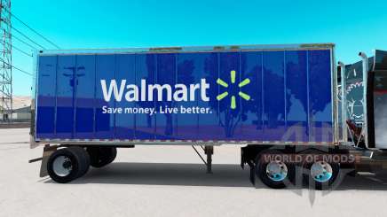 Pele Walmart no pequeno trailer para American Truck Simulator