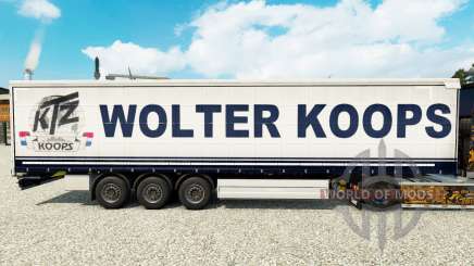 Wolter Koops pele para cortina semi-reboque para Euro Truck Simulator 2