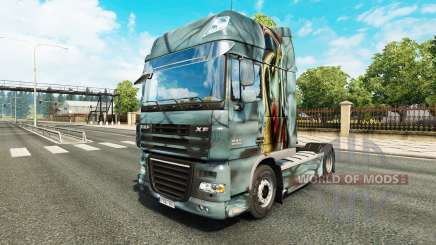 Zombie pele para caminhões DAF para Euro Truck Simulator 2