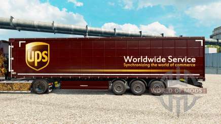 Pele United Parcel Service para reboques para Euro Truck Simulator 2