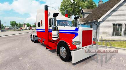 Ferrero Kinderriegel pele para o caminhão Peterbilt 389 para American Truck Simulator