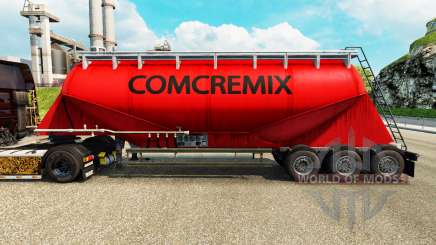 Pele Comcremix cimento semi-reboque para Euro Truck Simulator 2