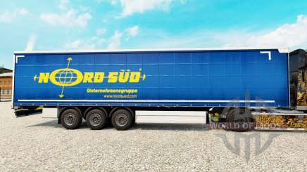 Pele NordSued em uma cortina semi-reboque para Euro Truck Simulator 2
