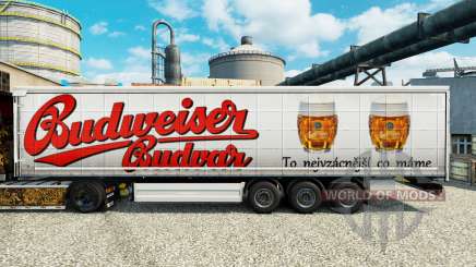 Budweiser skins para reboques para Euro Truck Simulator 2