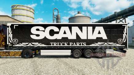 Pele Scania Truck Peças escuras para semi para Euro Truck Simulator 2