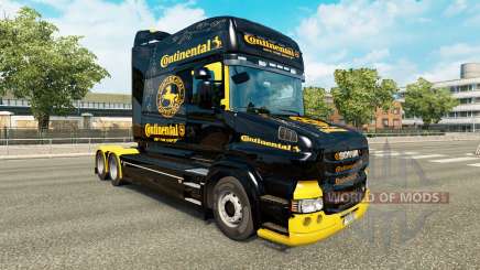 Pele Continental para o caminhão Scania T para Euro Truck Simulator 2