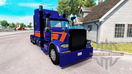 Rollin Transporte de pele para o caminhão Peterbilt 389 para American Truck Simulator