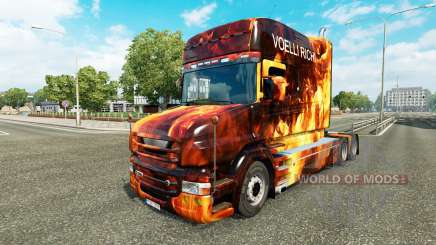 Chamas da pele para caminhão Scania T para Euro Truck Simulator 2