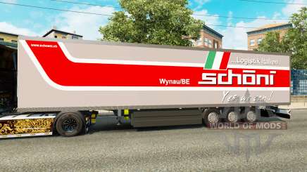 Semi-reboque-o frigorífico Schoni Logística para Euro Truck Simulator 2