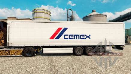 Pele Cemex para reboques para Euro Truck Simulator 2