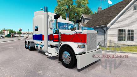 Pele Pérola no caminhão Peterbilt 389 para American Truck Simulator