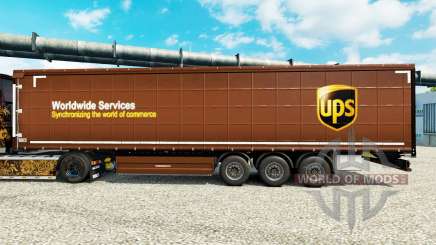 Pele United Parcel Service Inc. na semi para Euro Truck Simulator 2