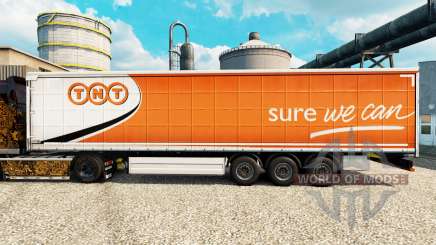 Pele TNT Express semi para Euro Truck Simulator 2