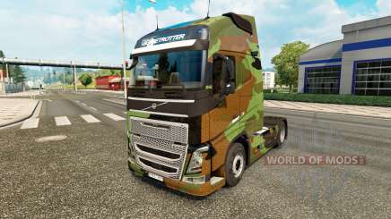 Camo pele para a Volvo caminhões para Euro Truck Simulator 2