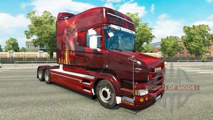 Pele de Dragão para o caminhão Scania T para Euro Truck Simulator 2