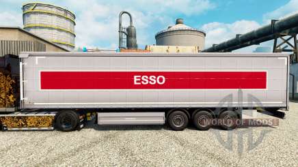 Pele Esso na semi para Euro Truck Simulator 2