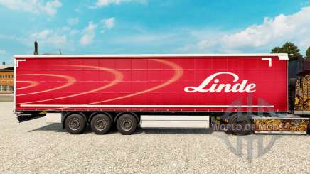 Linde pele no trailer cortina para Euro Truck Simulator 2