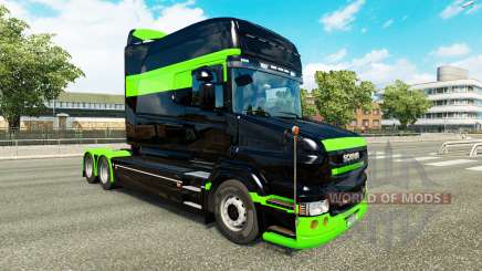 Pele Negra-verde-para caminhão Scania T para Euro Truck Simulator 2