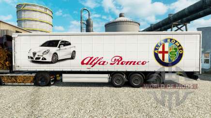 Alfa Romeo pele para reboques para Euro Truck Simulator 2