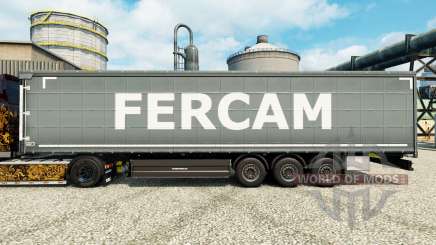 Fercam pele para reboques para Euro Truck Simulator 2