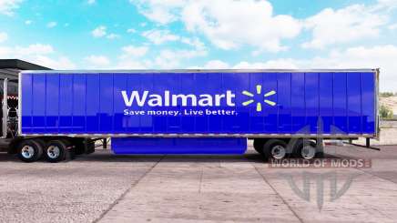 Pele Walmart estendida do trailer para American Truck Simulator