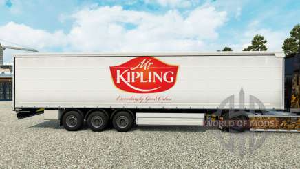 Pele Mr. Kipling em uma cortina semi-reboque para Euro Truck Simulator 2