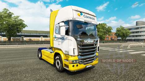 Correios pele para o Scania truck para Euro Truck Simulator 2