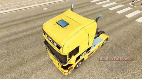 A pele da Caterpillar tractor Scania para Euro Truck Simulator 2