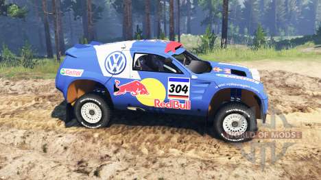 Volkswagen Touareg Dakar Rally para Spin Tires