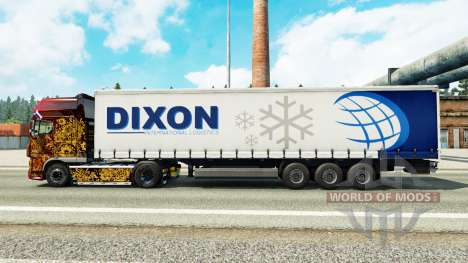 Pele Dixon, em uma cortina semi-reboque para Euro Truck Simulator 2
