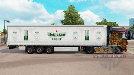 Pele Heineken cortina de Luz de proteção semi-re para Euro Truck Simulator 2