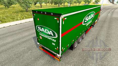SADA Transportes pele para engate de reboque cor para Euro Truck Simulator 2
