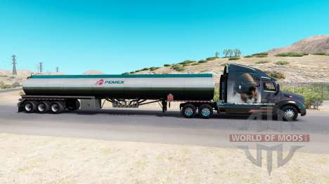 Pele Pemex de combustível, semi-tanque para American Truck Simulator