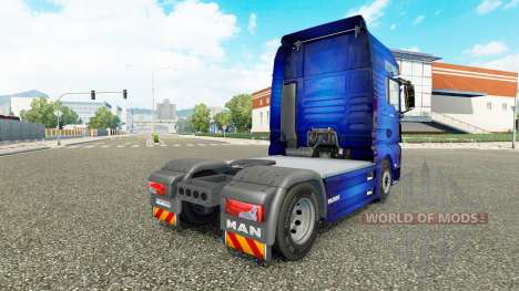Pele Fantástica Azul trator HOMEM para Euro Truck Simulator 2