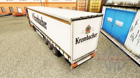 Pele Krombacher em uma cortina semi-reboque para Euro Truck Simulator 2