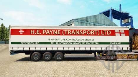 Pele E. H. Payne Transporte de semi-reboque cort para Euro Truck Simulator 2